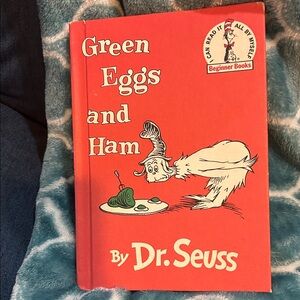 Dr. Seuss Green Eggs and Ham - Bold Orange Cover